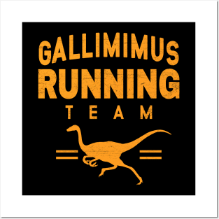 Gallimimus Running Team Posters and Art